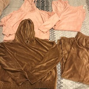 Comfortable soft matching outfits size 2X